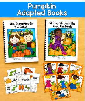 Pumpkin Adapted Song Book & Movement Book | Music Gross Motor | OT SLP SPED