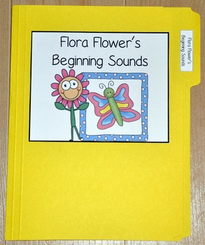 Spring Themed Beginning Sounds File Folder Game