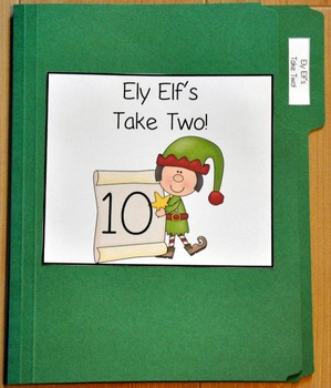 Christmas File Folder Game--"Ely Elf's Take Two"
