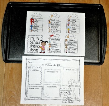 Christmas Writing Activities--"5 Senses Writing"