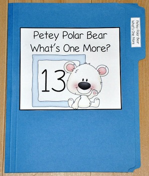 Winter File Folder Game--"Petey Polar Bear What's One More?"