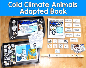 Label the Cold Climate Animals Cookie Sheet Activity