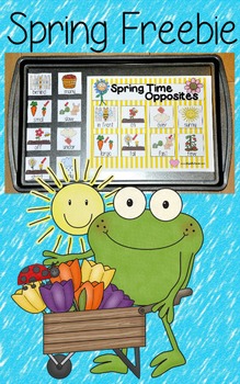 Spring Free--Spring Time Opposites Cookie Sheet Activity