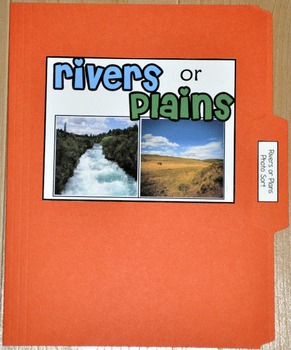 Land Forms Sorting Activity | Rivers & Plains | Science Special Education