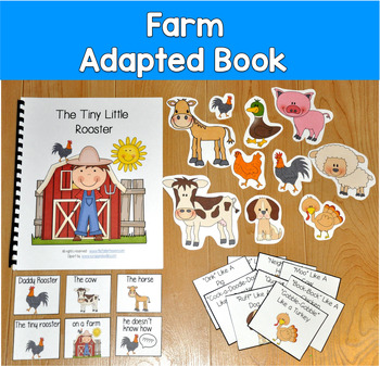 Farm Adapted Book | The Tiny Rooster | WH Questions