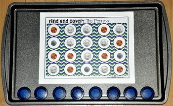 Coin Activities: Find and Cover Coins (Identifying Coins)