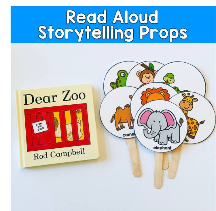 Dear Zoo Interactive Storytelling Props |  Lift-the-Flap Book Companion
