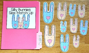 Silly Bunnies Match File Folder Game