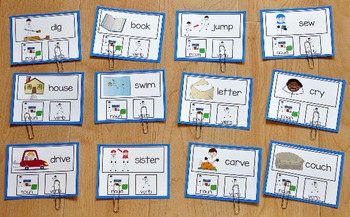 Nouns and Verbs Task Cards
