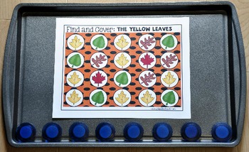 Fall Activities--"Find and Cover"