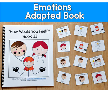 Emotions & Feelings Adapted Book 2 | SEL Speech Therapy Special Education