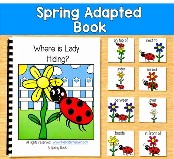 Spring Adapted Book | Where Is Lady Hiding? | PreK ECSE Special Education