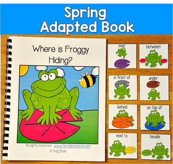 Spring Adapted Book | Where Is Froggy Hiding? | PreK ECSE Special Education