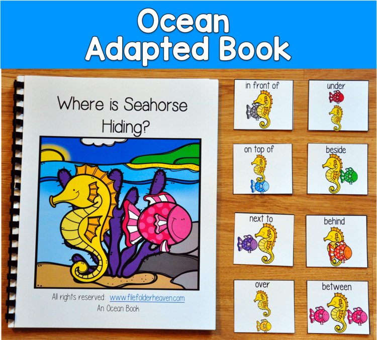 Ocean Adapted Book | Where Is Seahorse Hiding?