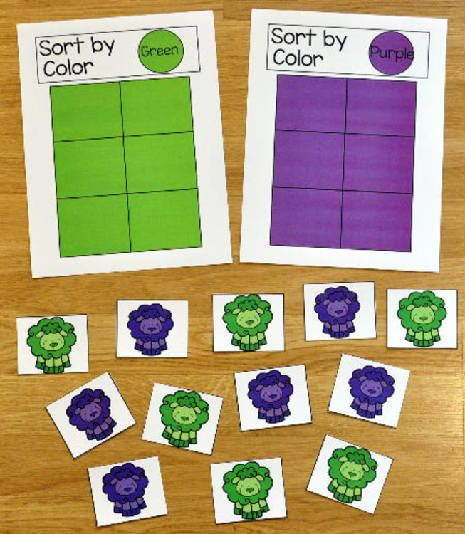 Sorting Activities: Big Farm Sorting Actvities