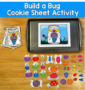 Build a Bug Cookie Sheet Activity | Visual Discrimination | SLP SPED Autism