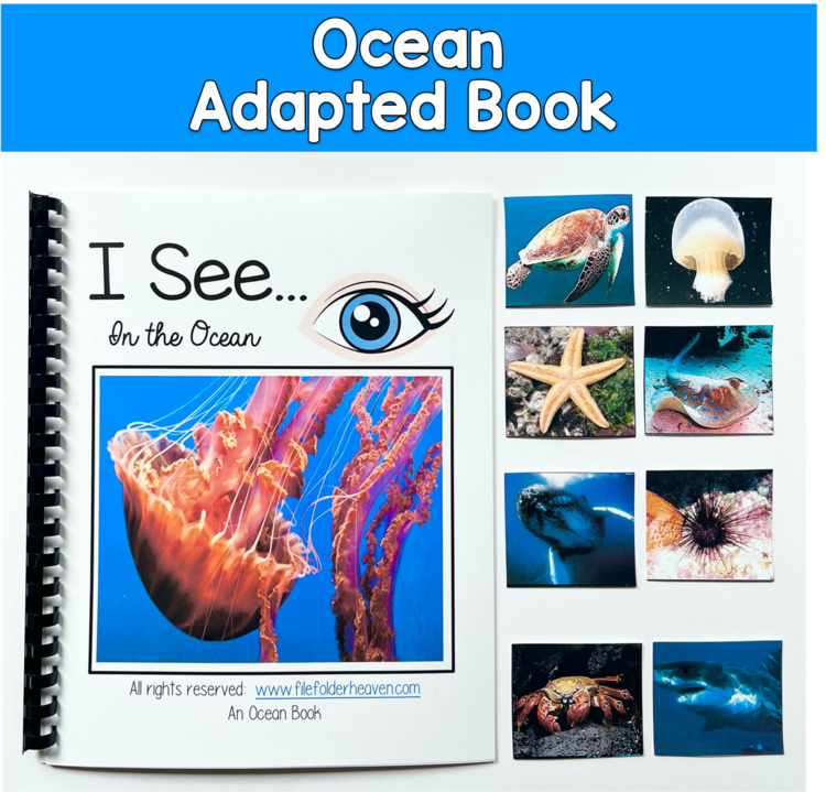 Ocean Adapted Book | Ocean Animal Riddles | I See in the Ocean