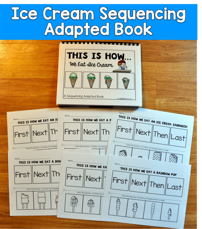 Ice Cream Sequencing Activities
