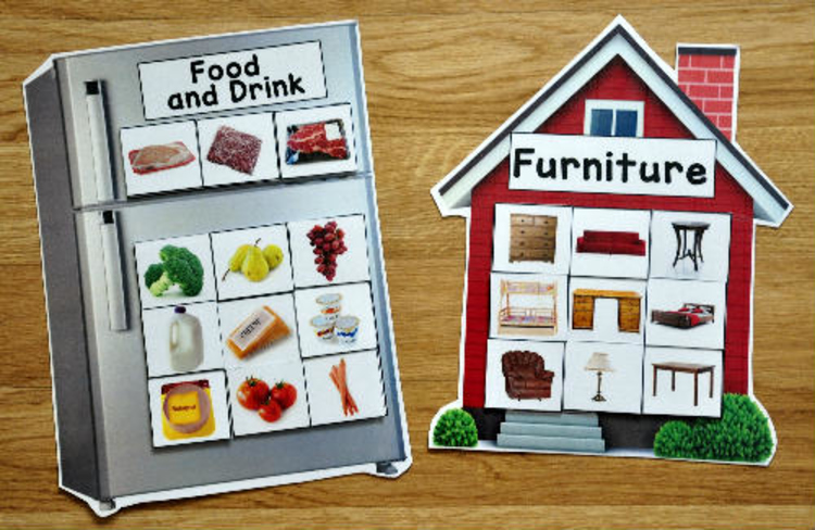 Sorting Activities:  Sorting Mats With Real Photos