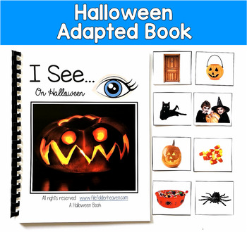 Halloween Adapted Book | Inferencing Vocabulary Real Photos | SLP SPED Autism