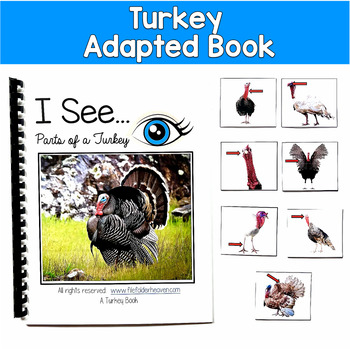 Turkey Parts Adapted Book | Making Inferences Real Photos | SLP SPED Autism PreK