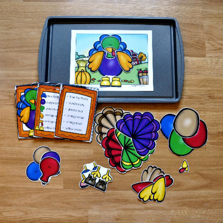 Build a Turkey Center Activities