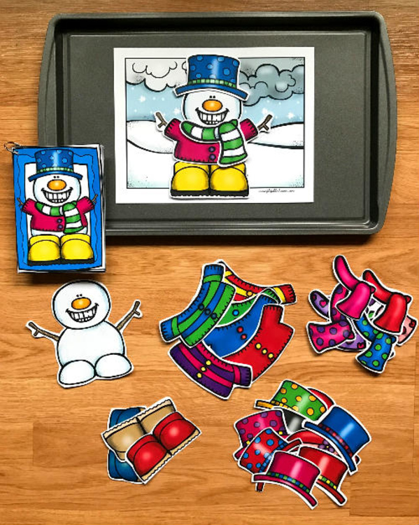 Dress a Snowman Center Activities