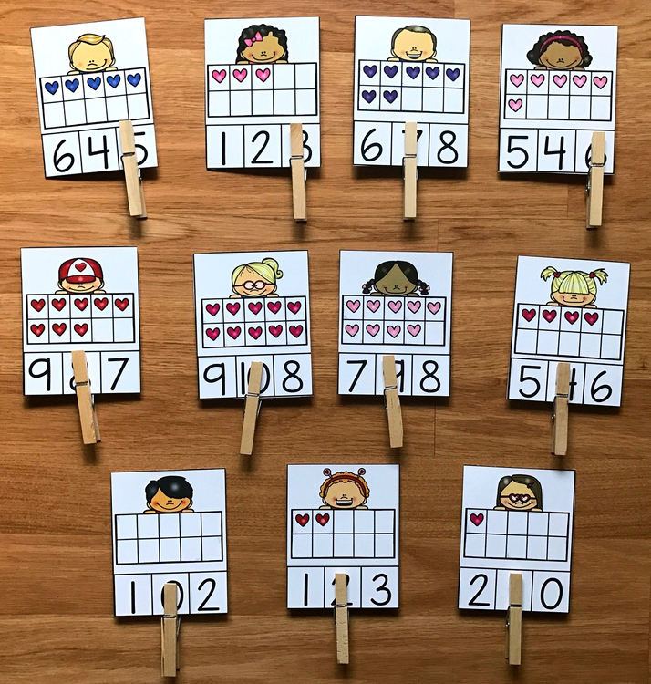 Valentine's Day Math Task Cards