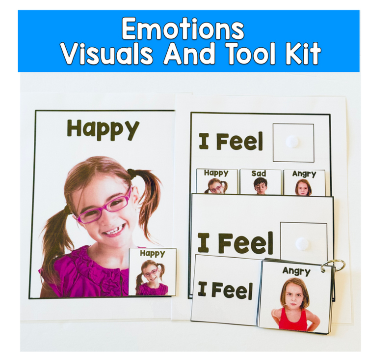 Emotions Visuals And Tool Kit (w/Real Photos)