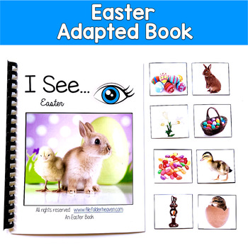 Easter Adapted Book Real Photos | Inferencing Riddles Wh Questions | SLP SPED