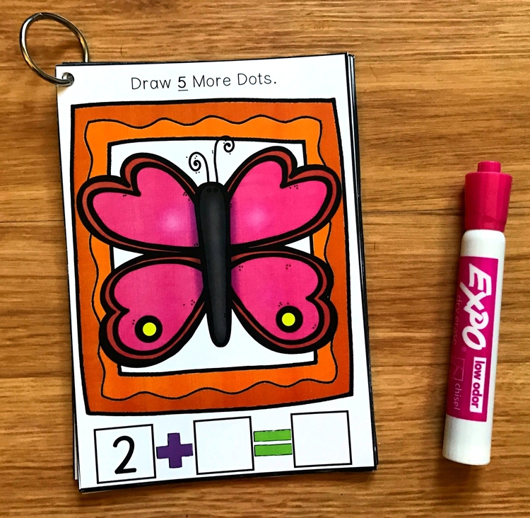Simple Addition Activities: Spring Draw and Flip Books