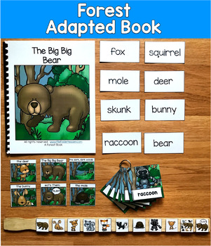 Forest Adapted Book | Forest Animals Vocabulary | The Big Big Bear | PreK SPED