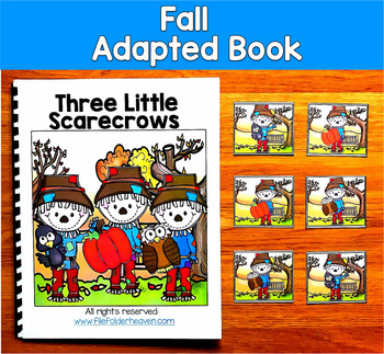 Fall Adapted Book | Position Words & Spatial Concepts | SLP SPED Autism PreK
