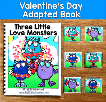 Valentine's Day Adapted Book | Position Words Concepts | SLP SPED Autism PreK