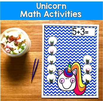 Unicorn Math Activities | Counting Addition Fine Motor | OT SLP SPED Autism