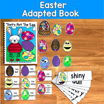 Easter Adapted Book | Adjectives WH Questions Sequencing | SLP SPED Autism PreK