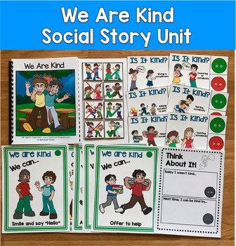Social Story Unit | We Are Kind | Social Skills & Coping Strategies