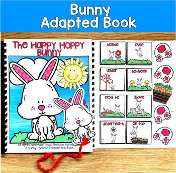 Bunny Adapted Book | Prepositions WH Questions | Spring SLP SPED Autism PreK