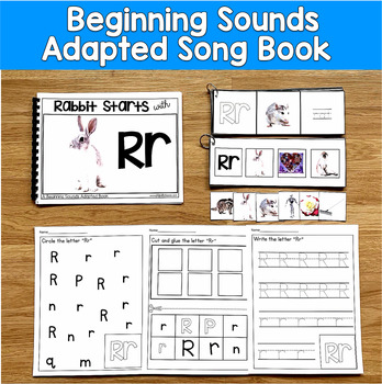 Letter R Beginning Sounds Adapted Book | Real Photos Song | SLP SPED Autism PreK
