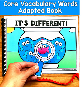 Core Vocabulary Adapted Book: "It's Different!" Core Word Different