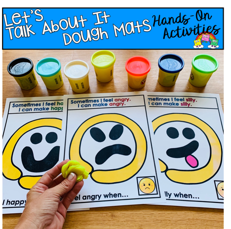 Emotions Play Dough Mats