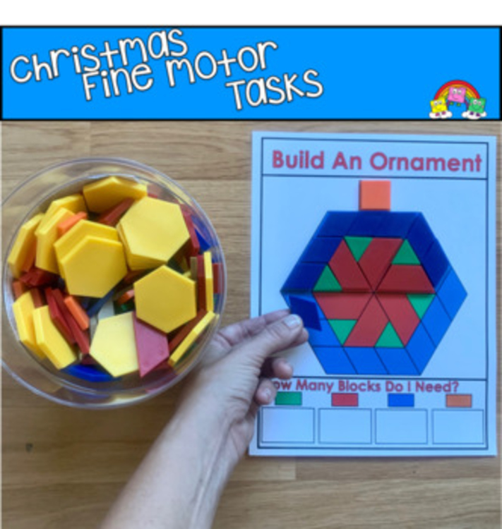 Christmas Fine Motor Tasks