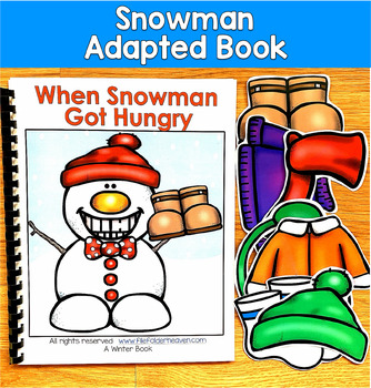 Snowman Adapted Book | When Snowman Got Hungry | Winter Sequencing | SLP SPED