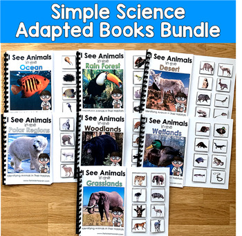 Science Adapted Books | Animals and Their Habitats | Real Photos