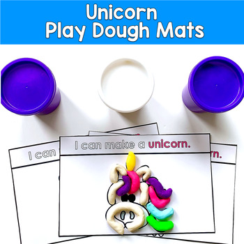 Unicorn Play Dough Mats | Fine Motor Activity | Preschool & Special Education