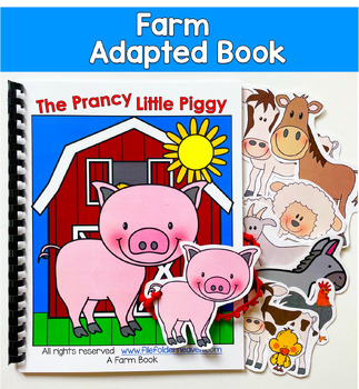 Farm Adapted Book: The Prancy Little Piggy | Prepositions, WH Questions
