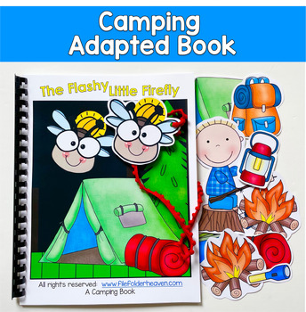 Camping Adapted Book & Activities | The Flashy Little Firefly | PreK Autism SPED