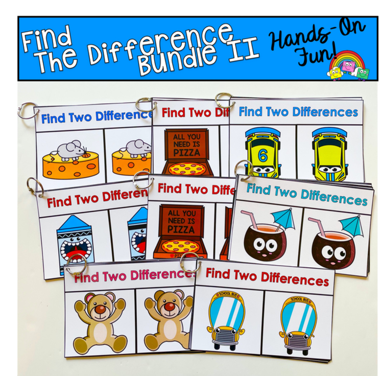 Visual Discrimination Skills Practice Bundle II