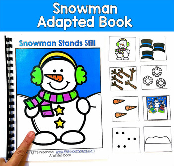 Snowman Adapted Book And Activities:  "Snowman Stands Still"