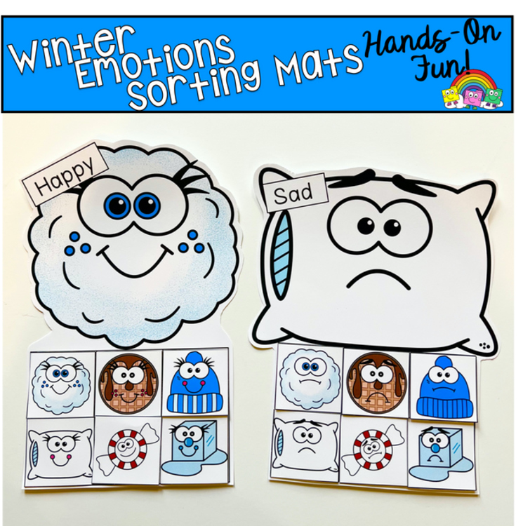 Winter (ish) Emotions Sorting Activities 3